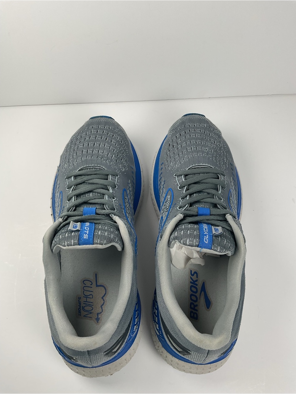 Brooks Glycerin GTS 19 Men’s Size 9 Gray Blue Running Shoes GuideRails - Picture 7 of 12
